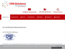 Tablet Screenshot of csn-solutions.de